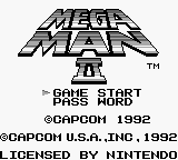 Mega Man II Title Screen